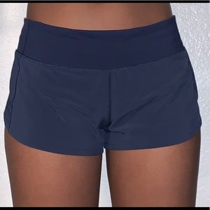 Navy Blue LULULEMON Shorts